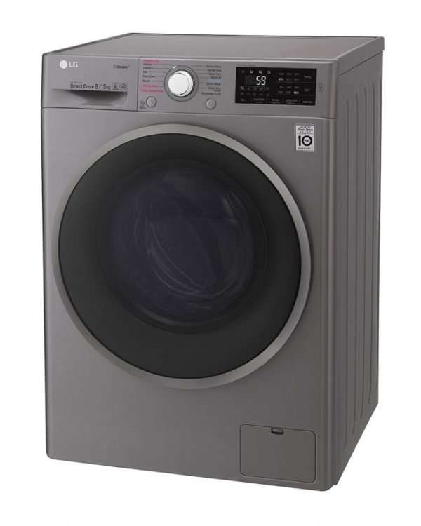 LG 8Kg Front loader 6 Motion Direct Drive Washing Machine F2J5TNP7S