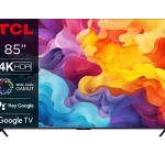 TCL 85V6B 4K HDR TV with Google TV and Game Master 3.0