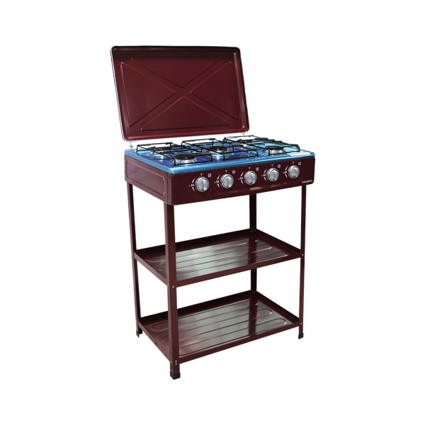 NASCO 5 BURNER GAS STOVE NASGS-K5BSM-S