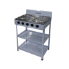NASCO 5 BURNER GAS STOVE NASGS-K5CSS-S