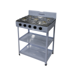 NASCO 5 BURNER GAS STOVE NASGS-K5CSS-S