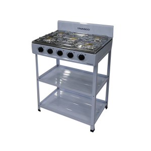 NASCO 5 BURNER GAS STOVE NASGS-K5CSS-S
