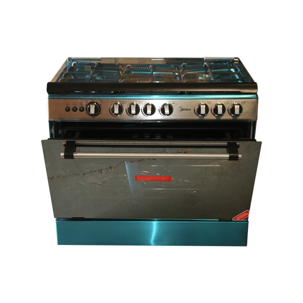 MIDEA 5 BURNER GAS COOKER WITH OVEN 36LMG5G030