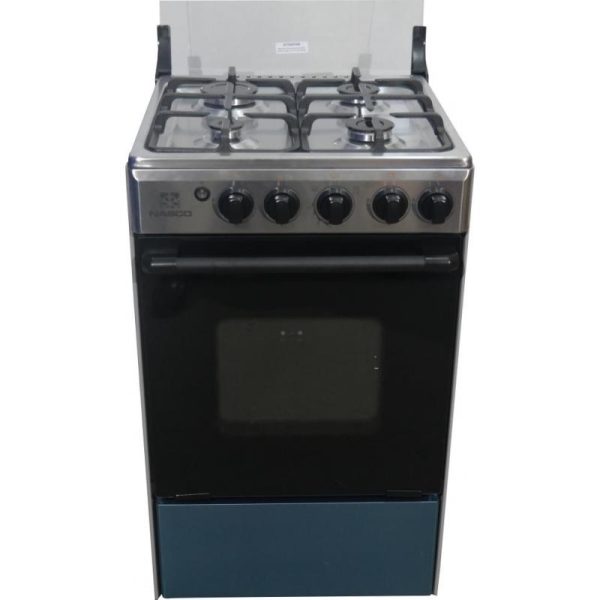 NASCO 4 BURNER GAS COOKER WITH GRILL NASGC-BME50I