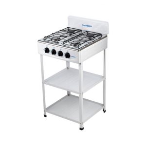 NASCO 4 BURNER GAS STOVE BLACK CAP NASGS-K4BSS-S