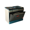 MIDEA 5 BURNER GAS COOKER & OVEN 36LMG5G027-SILVER
