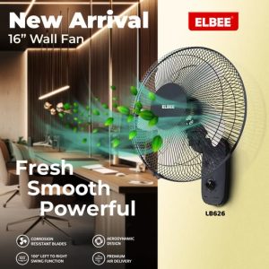 ELBEE 16″ WALL FAN LB626