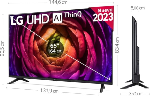 LG 65" LED UHD SMART SATELLITE 4K TV 65UR73006LA