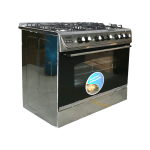 NASCO 5 BURNER GAS COOKER WITH OVEN C6090SS-FC-511