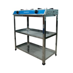 NASCO 2 BURNER GAS STOVE SILVER NASGS-K212FS