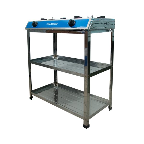 NASCO 2 BURNER GAS STOVE SILVER NASGS-K212FS