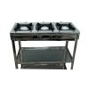 NASCO 3 BURNER GAS STOVE SILVER NASGS-K332FS