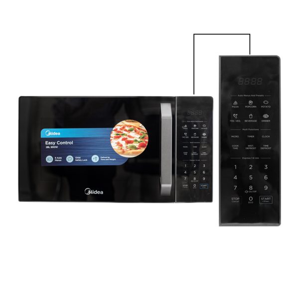 MIDEA 30LTR 900W SOLO MICROWAVE & OVEN EM9P032MX
