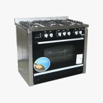 NASCO 5 BURNER GAS COOKER STAINLESS STEEL C6090SS-DC-511-IDSC