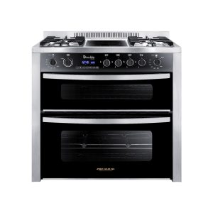 NASCO 5 BURNER GAS COOKER WITH OVEN & GRILL PRM6090SS-1GC-511-IDSP