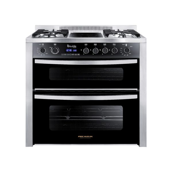 NASCO 5 BURNER GAS COOKER WITH OVEN & GRILL PRM6090SS-1GC-511-IDSP