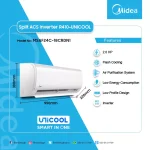 MIDEA SPLIT INVERTER R410 UNICOOL 2.0HP AC MSAF24C-18CRDN1