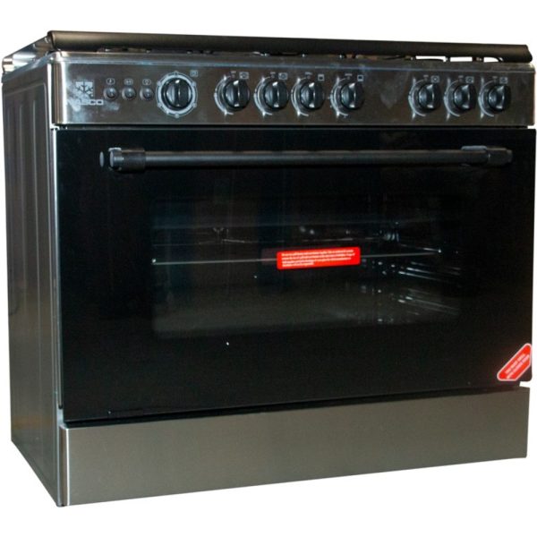 NASCO 5 BURNER GAS COOKER WITH GRILL NASGC-LME90B