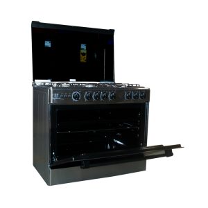 NASCO 5 BURNER GAS COOKER WITH GRILL NASGC-LME90I