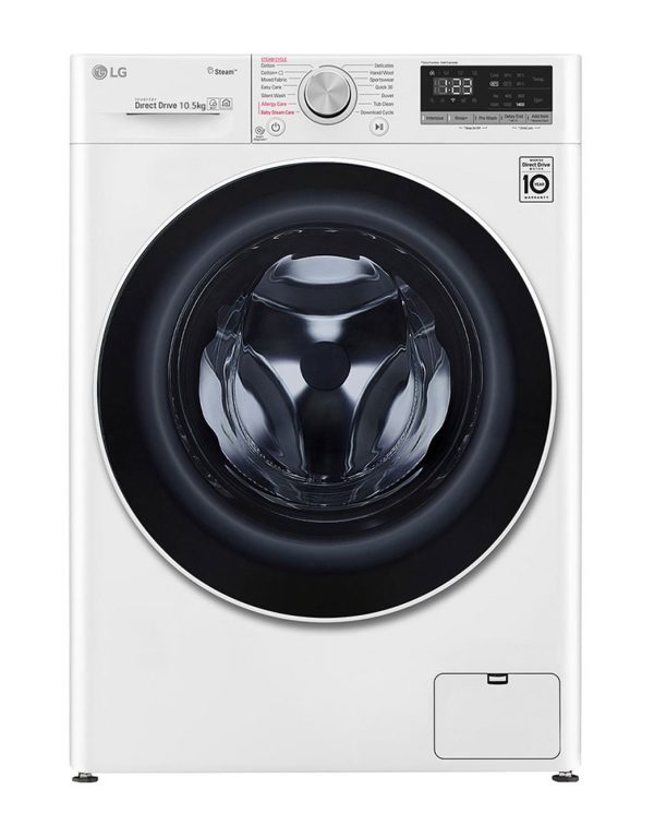 LG 10.5KG FRONT LOAD WASHING MACHINE F4V5RYP0W