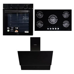 DECORDIN 90CM GLASS SET WITH 88LT OVEN