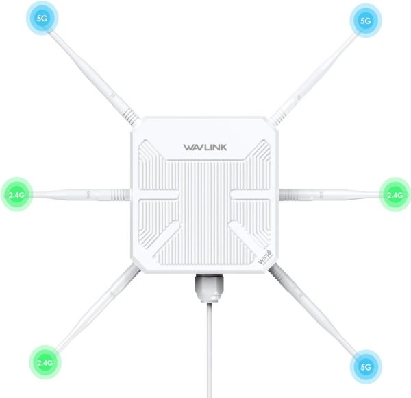 WAVLINK AX3000 Long-Range Outdoor WiFi 6 Extender