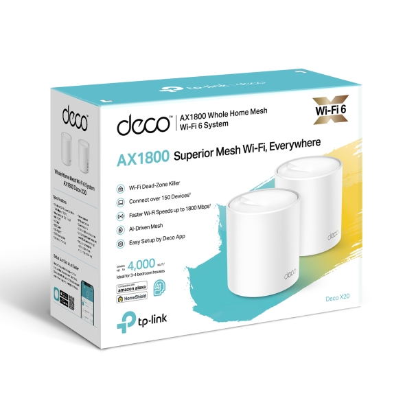 TP-LINK AX1800 Whole Home Mesh Wi-Fi 6 System